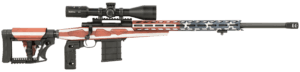 Howa HCRA73107USKMDT M1500 APC Chassis 308 Win 10+1 24″ Heavy Barrel American Flag Cerakote Aluminum Receiver Black Synthetic Chassis 6 Position Luth-AR MBA-4 w/Aluminum Chassis Stock Black Polymer Grip Includes Nikko Stirling GamePro 4-16x50mm Scope Howa HCRA73107USKMDT M1500 APC Chassis 308 Win 10+1 24″ Heavy Barrel American Flag Cerakote Aluminum Receiver Black Synthetic Chassis 6 Position Luth-AR MBA-4 w/Aluminum Chassis Stock Black Polymer Grip Includes Nikko Stirling GamePro 4-16x50mm Scope