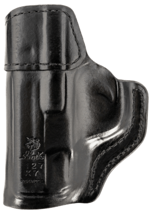 DeSantis Gunhide 127BAX7Z0 Inside Heat  IWB Black Leather Belt Clip Fits S&W M&P Shield 9/40 Right Hand