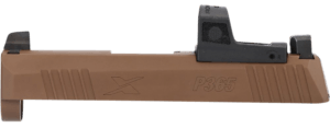 Sig Sauer 8900984 P365X Slide Assembly with Micro Optics Cut Coyote Tan Nitride XRAY3 Day Night Sights for 9mm 3.1″ Barrel