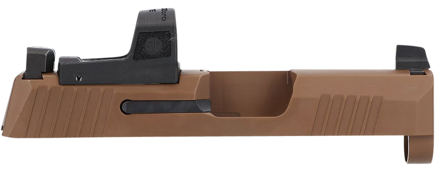 Sig Sauer 8900984 P365X Slide Assembly with Micro Optics Cut Coyote Tan Nitride XRAY3 Day Night Sights for 9mm 3.1″ Barrel Sig Sauer 8900984 P365X Slide Assembly with Micro Optics Cut Coyote Tan Nitride XRAY3 Day Night Sights for 9mm 3.1″ Barrel