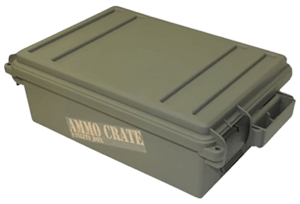 MTM Case-Gard ACR418 Ammo Crate Utility Box 12 Gauge Army Green Polypropylene