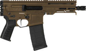 CMMG 94A6867MB Dissent MK4 9mm Luger 33+1 6.50″ Midnight Bronze Rec Picatinny Brace Adapter 5.50″ M-LOK Handguard Left Side Charging Handle Zeroed Linear Comp Zeroed Drop-In Single Stage Trigger CMMG 94A6867MB Dissent MK4 9mm Luger 33+1 6.50″ Midnight Bronze Rec Picatinny Brace Adapter 5.50″ M-LOK Handguard Left Side Charging Handle Zeroed Linear Comp Zeroed Drop-In Single Stage Trigger