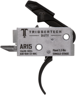 TriggerTech AH0SDB33NNC Duty Curved Trigger Single-Stage 3.50 lbs Draw Weight Fits AR-15 TriggerTech AH0SDB33NNC Duty Curved Trigger Single-Stage 3.50 lbs Draw Weight Fits AR-15