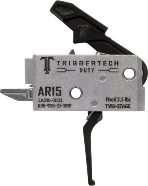 TriggerTech AH0TDB33NNF Duty Flat Trigger Two-Stage 3.50 lbs Draw Weight Fits AR-15 TriggerTech AH0TDB33NNF Duty Flat Trigger Two-Stage 3.50 lbs Draw Weight Fits AR-15