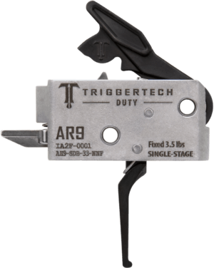TriggerTech AH9SDB33NNF Duty Flat Trigger Single-Stage 3.50 lbs Draw Weight Fits AR-9 TriggerTech AH9SDB33NNF Duty Flat Trigger Single-Stage 3.50 lbs Draw Weight Fits AR-9