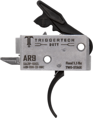 TriggerTech AH9TDB33NNC Duty Curved Trigger Two-Stage 3.50 lbs Draw Weight Fits AR-9 TriggerTech AH9TDB33NNC Duty Curved Trigger Two-Stage 3.50 lbs Draw Weight Fits AR-9