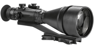 AGM Global Vision 15WP6623484111 Wolverine Pro-6 3AW1 Night Vision Rifle Scope Matte Black 6x100mm Gen 3 Auto-Gated White Phosphor Level 1 Illuminated Red Chevron w/Ballistic Drop Reticle