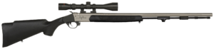 Traditions R5-74115040 Pursuit XT 45 Cal 209 Primer 26″  Stainless Barrel/Rec  Black Synthetic Furniture  Elite XT Trigger  3-9x40mm Duplex Scope