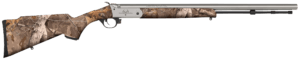 Traditions R721108432 Buckstalker XT 50 Cal 209 Primer 24″  Stainless Cerakote Barrel/Rec  Next Wyld Camo Synthetic Stock