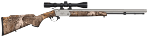 Traditions R5721108432 Buckstalker XT 50 Cal 209 Primer 24  Stainless Cerakote Barrel/Rec  Next Wyld Camo Synthetic Stock  3-9x40mm Scope”