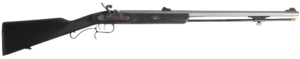 Traditions R391050 ShedHorn  50 Cal Musket 26″ Fluted  Stainless Barrel/Rec  Black Synthetic Stock  Williams Fiber Optic Sights  Accelerator Breech Plug