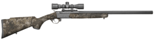 Traditions CRX6-2200625 Crackshot XBR Package 22 Cal/27 Long Cal 16.50″-20″ Blued Barrel/Rec  Veil Wideland Stock Includes Two Barrels  4×32 Scope  Three Firebolt Arrows