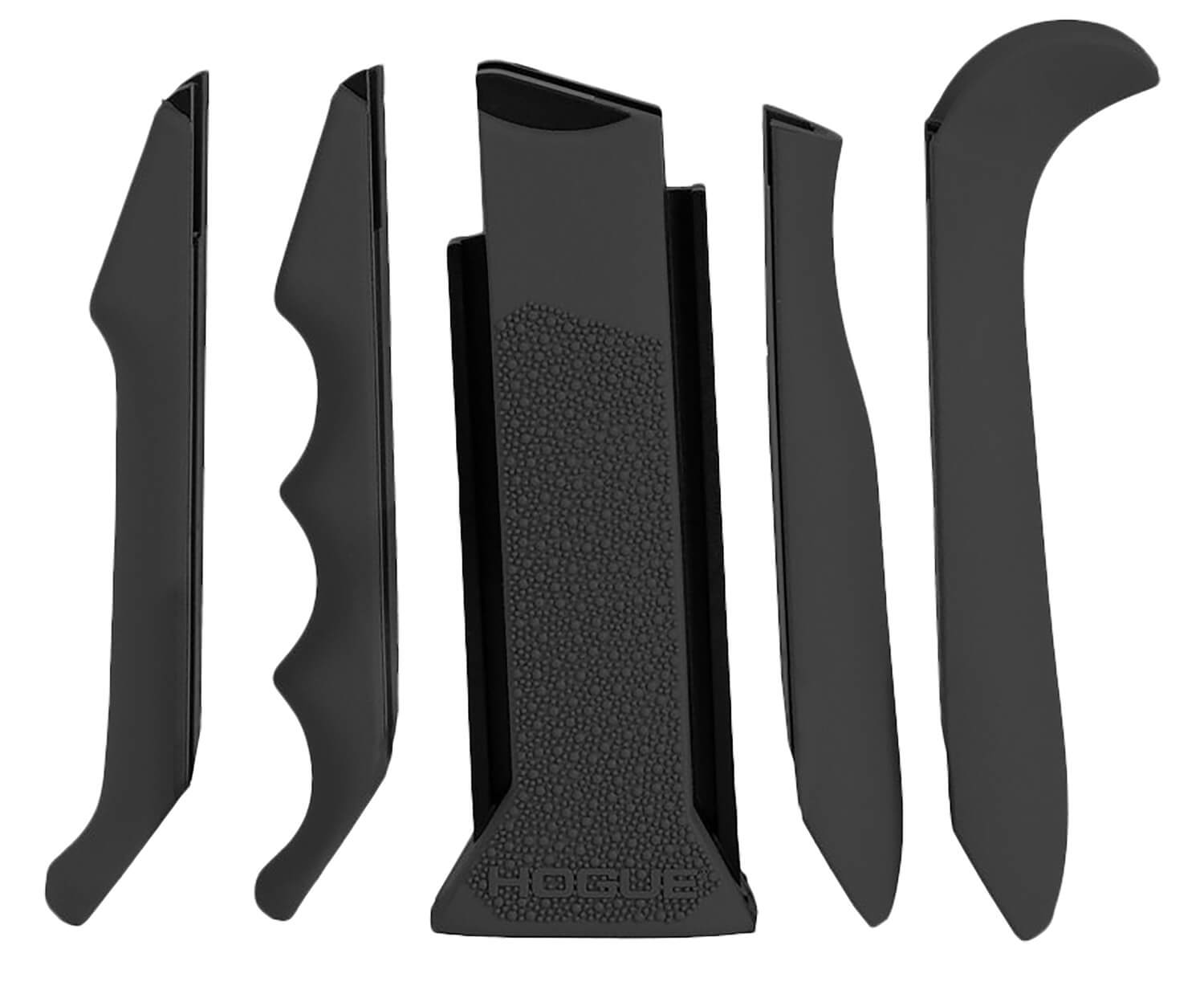 Hogue 13040 Modular Overmolded Black Rubber Pistol Grip with Finger Grooves Fits AR-15/M16 Hogue 13040 Modular Overmolded Black Rubber Pistol Grip with Finger Grooves Fits AR-15/M16
