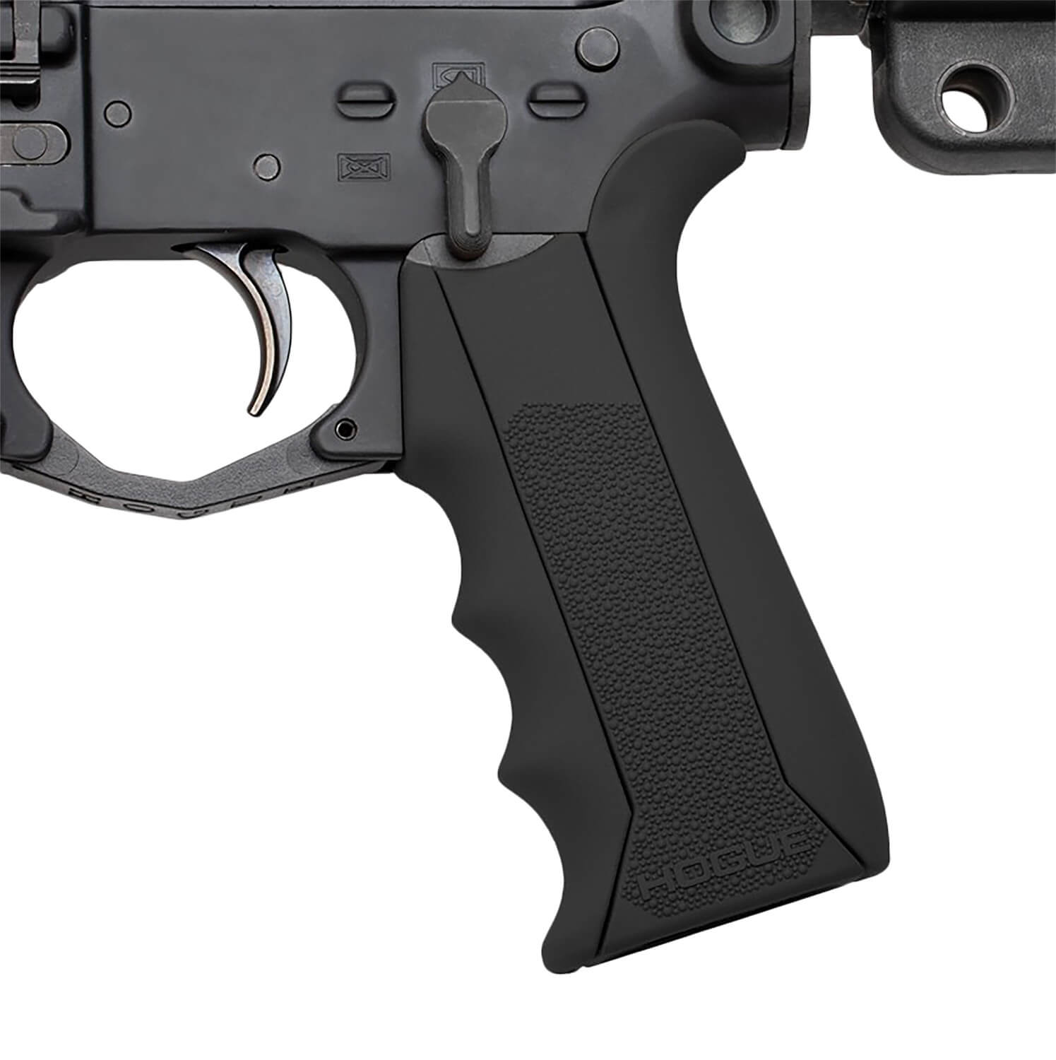 Hogue 13040 Modular Overmolded Black Rubber Pistol Grip with Finger Grooves Fits AR-15/M16 Hogue 13040 Modular Overmolded Black Rubber Pistol Grip with Finger Grooves Fits AR-15/M16