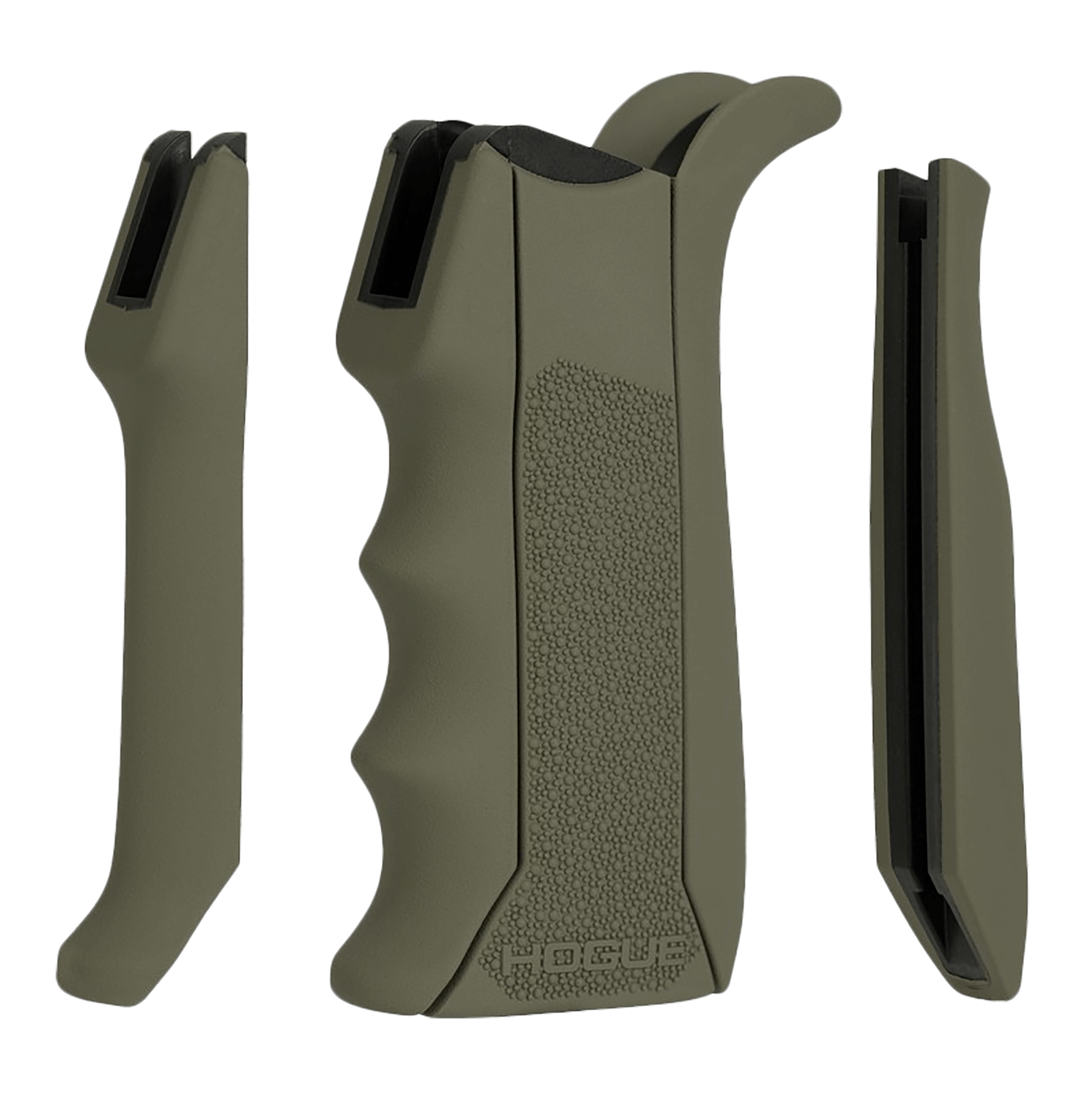 Hogue 13041 Modular Overmolded OD Green Rubber Pistol Grip with Finger Grooves Fits AR-15/M16 Hogue 13041 Modular Overmolded OD Green Rubber Pistol Grip with Finger Grooves Fits AR-15/M16