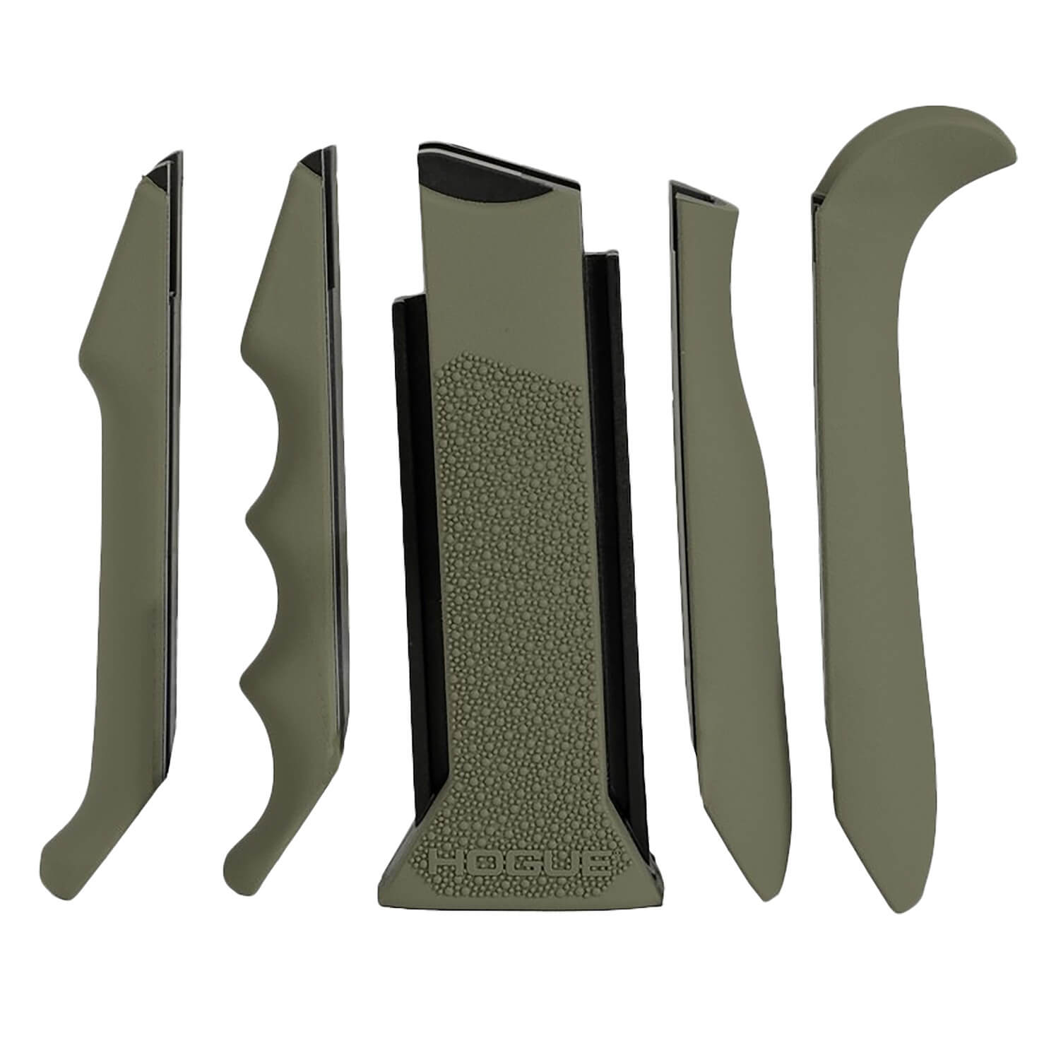 Hogue 13041 Modular Overmolded OD Green Rubber Pistol Grip with Finger Grooves Fits AR-15/M16 Hogue 13041 Modular Overmolded OD Green Rubber Pistol Grip with Finger Grooves Fits AR-15/M16