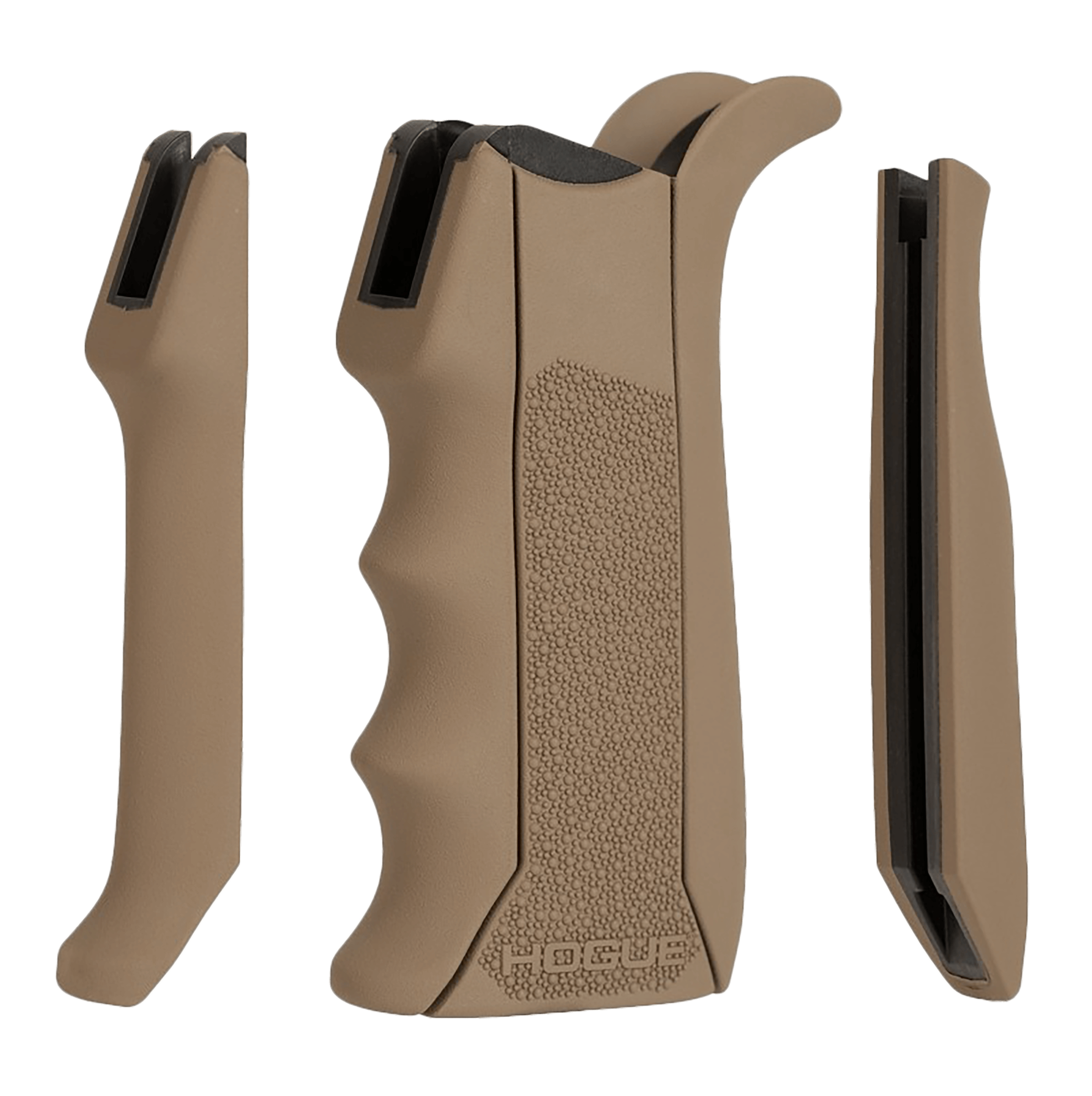 Hogue 13043 Modular Overmolded Flat Dark Earth Rubber Pistol Grip with Finger Grooves Fits AR-15/M16 Hogue 13043 Modular Overmolded Flat Dark Earth Rubber Pistol Grip with Finger Grooves Fits AR-15/M16