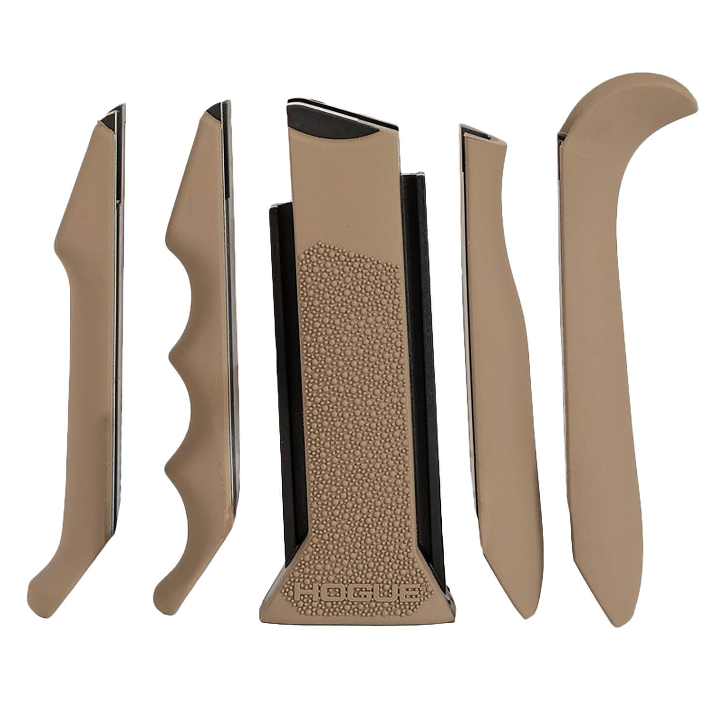 Hogue 13043 Modular Overmolded Flat Dark Earth Rubber Pistol Grip with Finger Grooves Fits AR-15/M16 Hogue 13043 Modular Overmolded Flat Dark Earth Rubber Pistol Grip with Finger Grooves Fits AR-15/M16