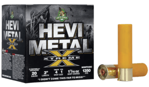 HEVI-Shot HS39202 HEVI-Metal Extreme 20Gauge 3″ 1 1/16oz Steel/Tungsten 4/1Shot 25rd Box
