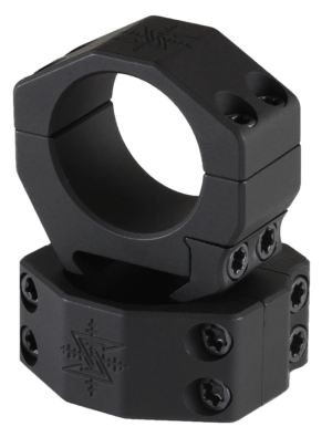 Seekins Precision 0010620010 Scope Rings  Matte Black 30mm Medium