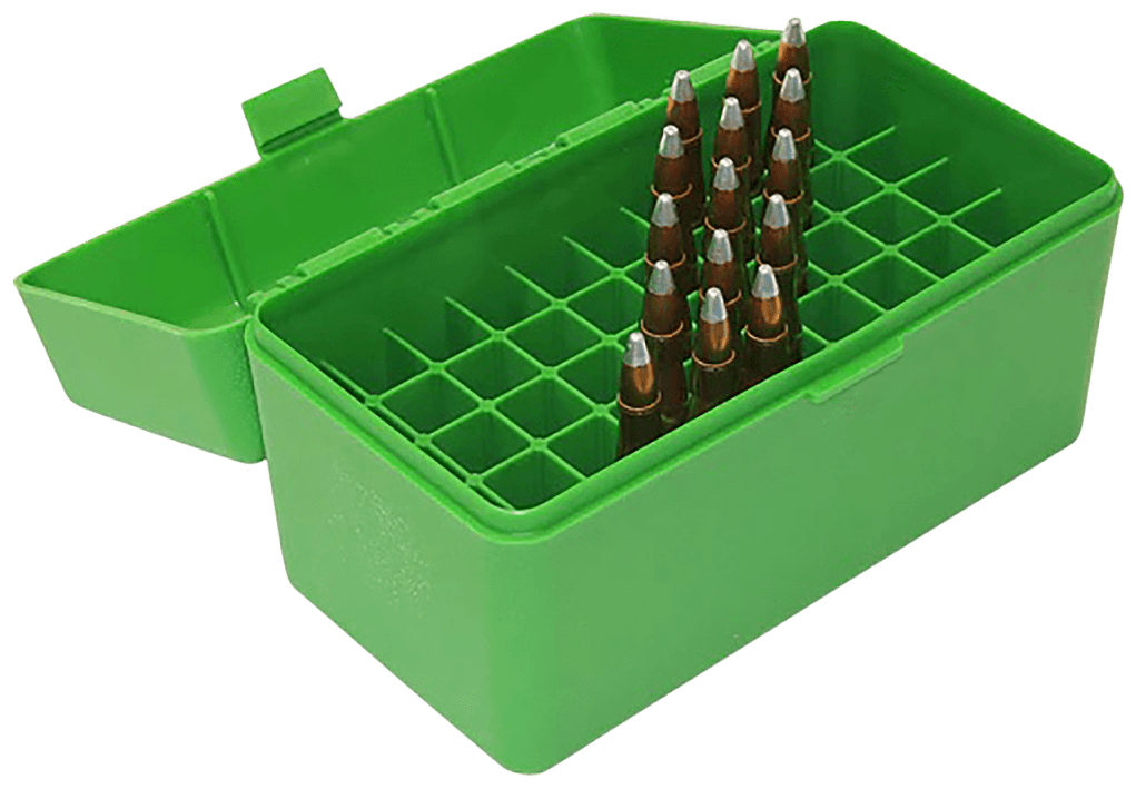 MTM Case-Gard RS5010 Ammo Box 223 Rem 204 Ruger Green Polypropylene 50rd MTM Case-Gard RS5010 Ammo Box 223 Rem 204 Ruger Green Polypropylene 50rd