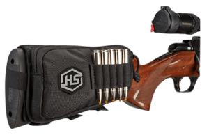 Hunters Specialties 01621 Buttstock Shell Holder  Shotgun Holds 3 Rounds Black Polyester