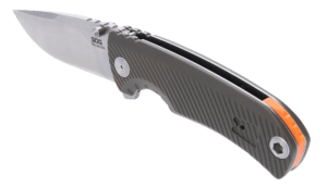 S.O.G SOG11060143 Tellus ATK 3.50″ Folding Clip Point Plain Stonewashed Cryo 440C SS Blade/ Olive Drab w/Orange Backspacer GRN Handle Includes Belt Clip S.O.G SOG11060143 Tellus ATK 3.50″ Folding Clip Point Plain Stonewashed Cryo 440C SS Blade/ Olive Drab w/Orange Backspacer GRN Handle Includes Belt Clip