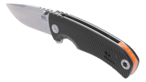 S.O.G SOG11060243 Tellus ATK 3.50″ Folding Clip Point Plain Stonewashed Cryo 440C SS Blade/ Black Textured w/Orange Backspacer GRN Handle Includes Belt Clip S.O.G SOG11060243 Tellus ATK 3.50″ Folding Clip Point Plain Stonewashed Cryo 440C SS Blade/ Black Textured w/Orange Backspacer GRN Handle Includes Belt Clip