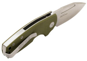 S.O.G SOG16030157 Stout SJ 2.60″ Folding Clip Point Plain Stonewashed Cryo D2 Steel Blade/ Olive Drab Textured G10 Handle Includes Belt Clip S.O.G SOG16030157 Stout SJ 2.60″ Folding Clip Point Plain Stonewashed Cryo D2 Steel Blade/ Olive Drab Textured G10 Handle Includes Belt Clip