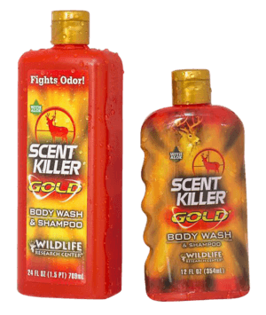 Wildlife Research 1240 Scent Killer Gold Body Wash/Shampoo Odor Eliminator 12 oz Bottle Wildlife Research 1240 Scent Killer Gold Body Wash/Shampoo Odor Eliminator 12 oz Bottle
