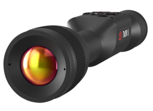 ATN TIWST5635A Thor 5 640 Thermal Rifle Scope  Black Anodized 3-24x Smart Mil Dot Reticle w/Zoom 640×480 12 Micron  60 fps Resolution