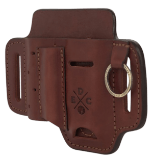 1791 Gunleather STESSFCHNA EDC Standard Easy Slide OWB Chestnut Leather Belt Slide Ambidextrous 1791 Gunleather STESSFCHNA EDC Standard Easy Slide OWB Chestnut Leather Belt Slide Ambidextrous