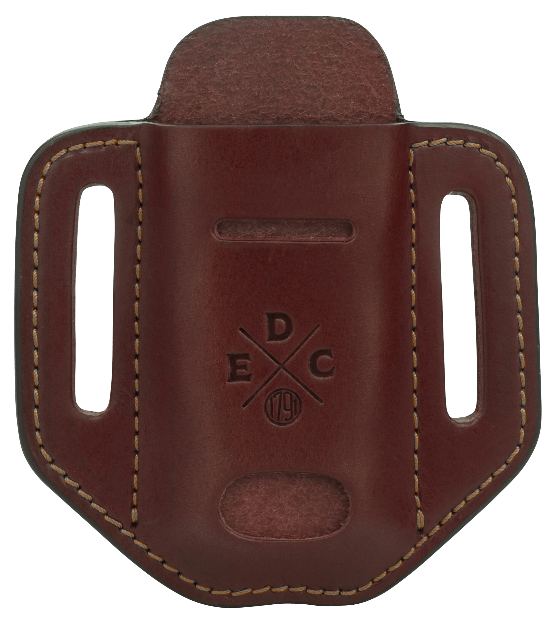 1791 Gunleather HDESSLCHNA EDC Heavy Duty Easy Slide Solo OWB Chestnut Leather Belt Slide Ambidextrous 1791 Gunleather HDESSLCHNA EDC Heavy Duty Easy Slide Solo OWB Chestnut Leather Belt Slide Ambidextrous