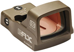 Eotech EFLX3RWTAN EFLX Mini Reflex Sight Tan 1 x 3 MOA Red Dot