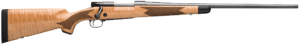 Winchester Repeating Arms 535218220 Model 70 Super Grade 308 Win 5+1 22″ Free-Floating Barrel  Polished Blued Steel Receiver  Controlled Ejection  Gloss AAAA Maple Stock w/Ebony Forearm Tip & Shadowline Cheekpiece  Pachmayr Decelerator Recoil Pad