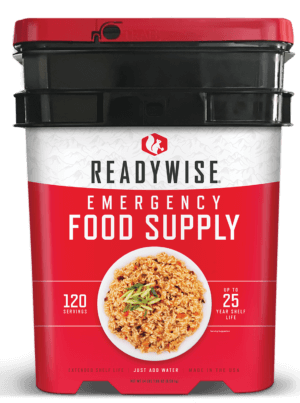 ReadyWise RW01120 Grab N Go Bucket Freeze Dried Entrees 120 Servings Per Bucket ReadyWise RW01120 Grab N Go Bucket Freeze Dried Entrees 120 Servings Per Bucket
