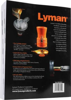 Lyman 9816053 51ST Reloading Handbook Soft Book