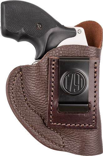 1791 Gunleather FCD2BRWR Fair Chase IWB Size 02 Classic Brown Deer Hide Belt Clip Fits S&W J Frame/Ruger LCR Right Hand 1791 Gunleather FCD2BRWR Fair Chase IWB Size 02 Classic Brown Deer Hide Belt Clip Fits S&W J Frame/Ruger LCR Right Hand