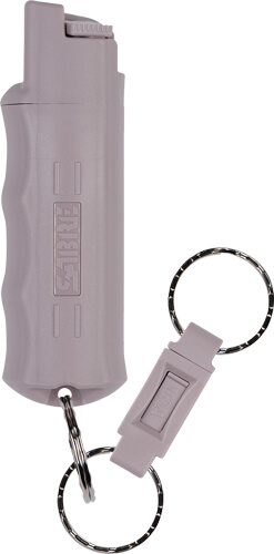 Sabre HC14DPUS02 Pepper Spray  Red Pepper UV Dye 25 Bursts Effective Distance 10 ft 0.50 oz Dusk Purple Includes Key Ring