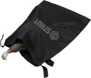 HS Strut STR07604 Decoy Bag Black Mesh Holds 3-4 Turkey Decoys Features Orange Safety Flag HS Strut STR07604 Decoy Bag Black Mesh Holds 3-4 Turkey Decoys Features Orange Safety Flag