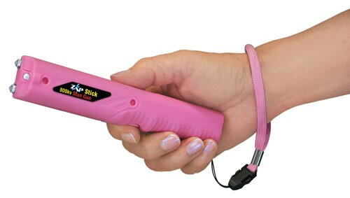 Zap ZAPSTK800FP Zap Stick Stun Gun Range of Contact Pink Plastic Zap ZAPSTK800FP Zap Stick Stun Gun Range of Contact Pink Plastic