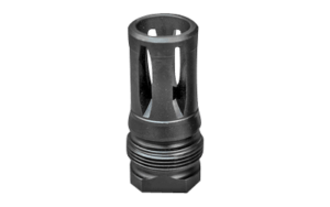 Dead Air DA122 Xeno Flash Hider Black Nitride 4140 Steel with 5/8″-24 tpi Threads  2.16″ OAL & .99″ Diameter