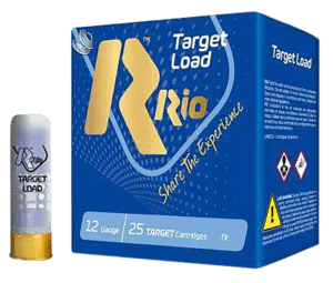 Rio Ammunition TG369 Target Load High Velocity 12 Gauge 2.75″ 1 1/4 oz 9 Shot 25rd Box Rio Ammunition TG369 Target Load High Velocity 12 Gauge 2.75″ 1 1/4 oz 9 Shot 25rd Box