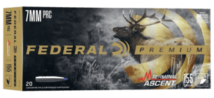 Federal P7PRCTA1 Premium Terminal Ascent 7mmPRC 155gr 20rd Box