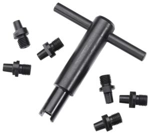 Pietta AC020+060 Revolver Nipple Wrench  w/ 6 Pack #10 Cap Nipples Fits All Pietta Black Powder Revolvers