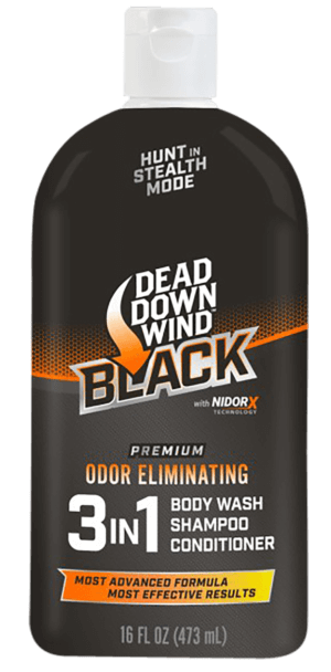 Dead Down Wind 127160 Black Premium 3-in-1 Combo Odor Eliminator 16 oz Squeeze Bottle Dead Down Wind 127160 Black Premium 3-in-1 Combo Odor Eliminator 16 oz Squeeze Bottle