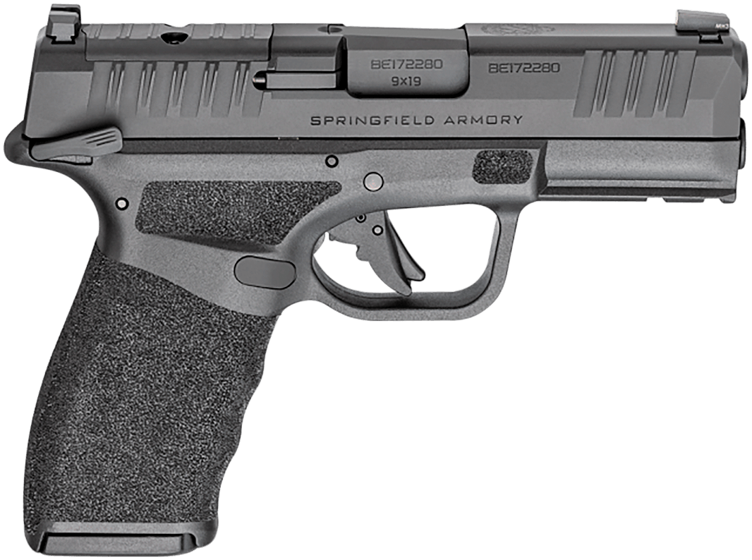 Springfield Armory HCP9379BOSPMSLC Hellcat Pro OSP Compact Frame 9mm Luger 10+1 3.70″ Black Melonite Steel Barrel & Optic Ready/Serrated Steel Slide Black Polymer Frame w/Picatinny Rail Black Textured Polymer Grip Springfield Armory HCP9379BOSPMSLC Hellcat Pro OSP Compact Frame 9mm Luger 10+1 3.70″ Black Melonite Steel Barrel & Optic Ready/Serrated Steel Slide Black Polymer Frame w/Picatinny Rail Black Textured Polymer Grip