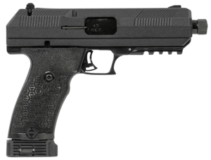 Hi-Point JHP45G2 JHP Gen2 45 ACP 9+1 4.50″ Black Steel Threaded Barrel  Black Powder Coated Serrated Steel Slide  Black Polymer Frame w/Picatinny Rail  Black Polymer Grip