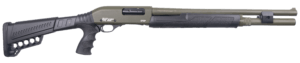Gforce Arms GF2P12 GF2P  12 Gauge Pump 3″ Chamber 7+1 20″ Fixed Cylinder Bore  OD Green Barrel/Rec  Black Furniture  5rd Shell Carrier Stock  Rubber Pistol Grip  Blade Sight  3rd Shell Holder on Rec