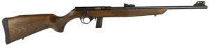 Rossi RB22L1811WD RB22  Full Size 22 LR 10+1 18″ Matte Black Steel Barrel  Dovetail Base Steel Receiver  Hardwood Monte Carlo Stock